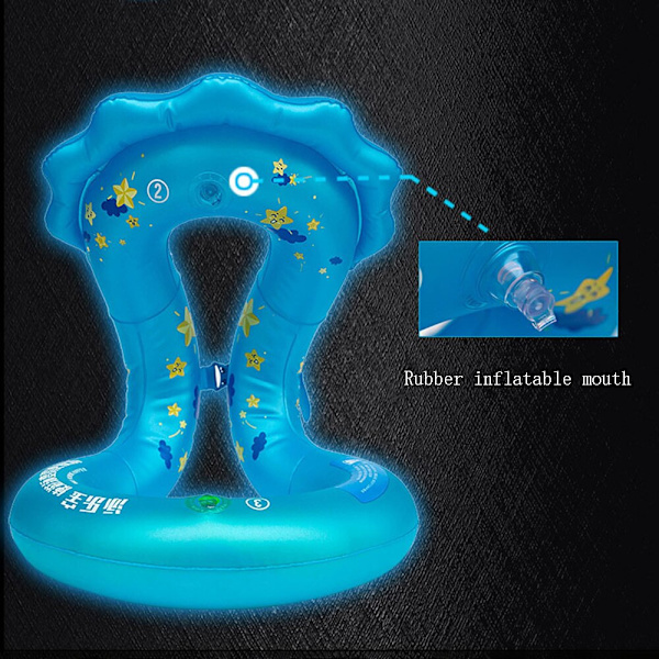 Barnsäkerhet Simring Justerbart Spänne Flytande blå liten blue small
