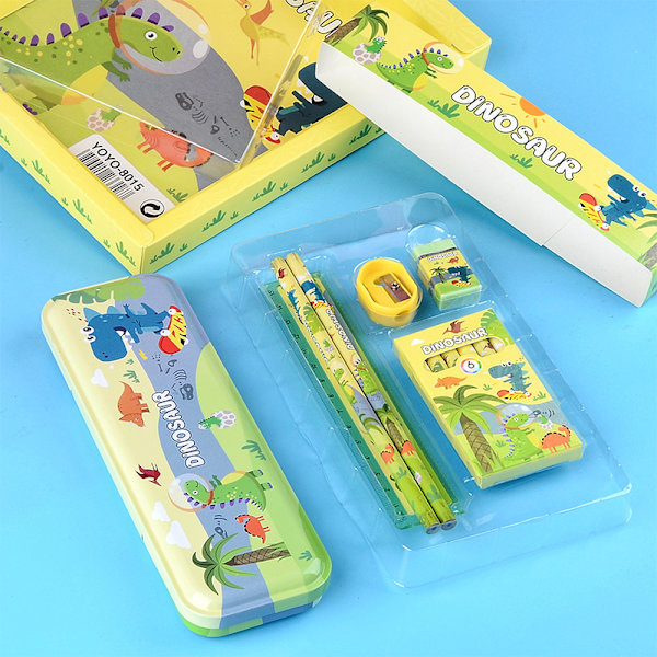 1Set set Anime case Crayon set Röd Red