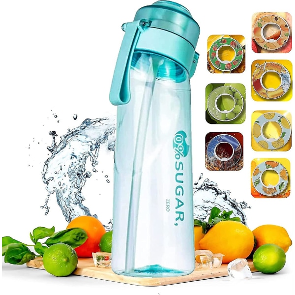 3-pack vattenflaska Flavor Pack Doftpaket för smaksatta vattenkapslar Luftvattenflaska Persikasmak Citronsmak