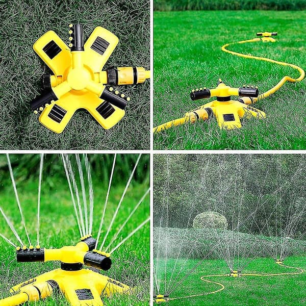 Trädgårdssprinkler, justerbart bevattningsmunstycke, 360 roterande