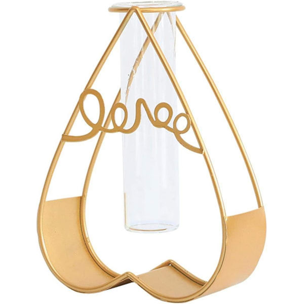 Glasvas Ins Nordic Style Hydroponic Geometrisk Form Ornament
