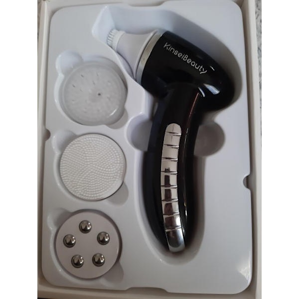 Massageborsteverktyg vit black