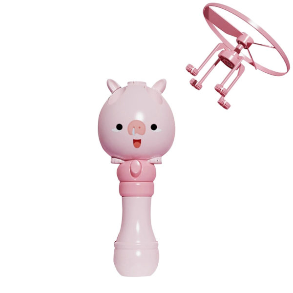 Automatiska bubbelmaskinleksaker för barn utomhus gul pink