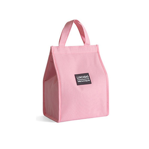 Modeisolerade Lunch Bento Box Vattentäta förpackningspåsar rosa medium bue large