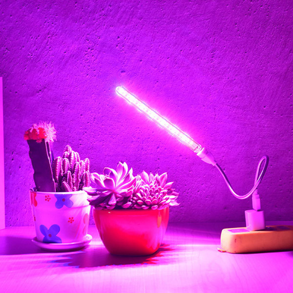 USB 5V LED Grow Light Full Spectrum Phytolamp För s one size