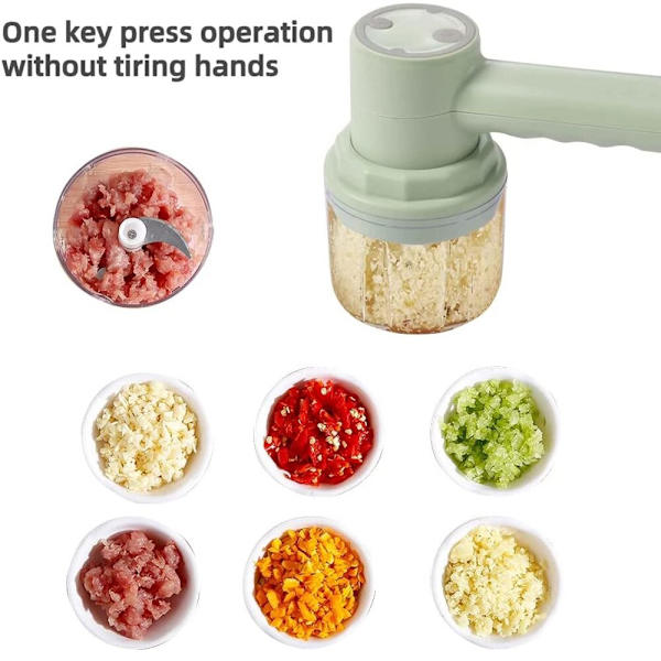 3 i 1 elektrisk mixer köksredskap vit white