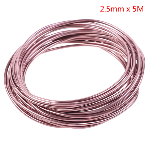 Bonsai Wires Anodiserad Aluminium Bonsai Training Wire Totalt 16,5 Brons 2,5 mm