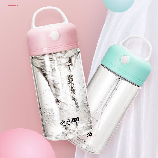 380 ml automatisk blandningskopp elektrisk proteinshakerflaska grön 380ml pink
