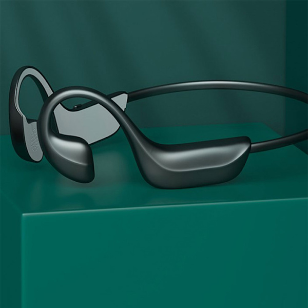 Trådlös benledning Bluetooth -hörlurar Headset Sporthuvud onesize