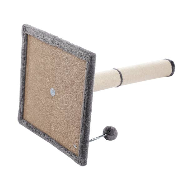 65CMCat Tree Condo Ball Skrapstolpar Cat Grinding Claw Toy Grå