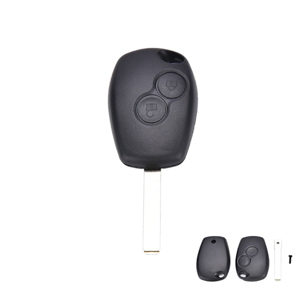 2-knappar Fob Shell Case Blad för Renault Modus