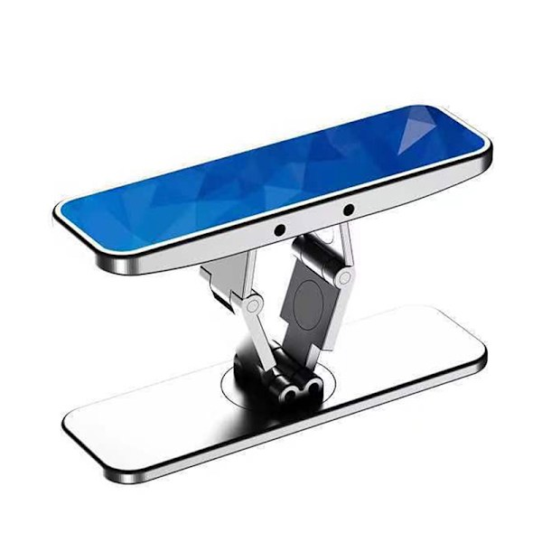Metalltelefonstativ 360 Rotate Kickstand Mini Folding Mount Holde Silver Silver