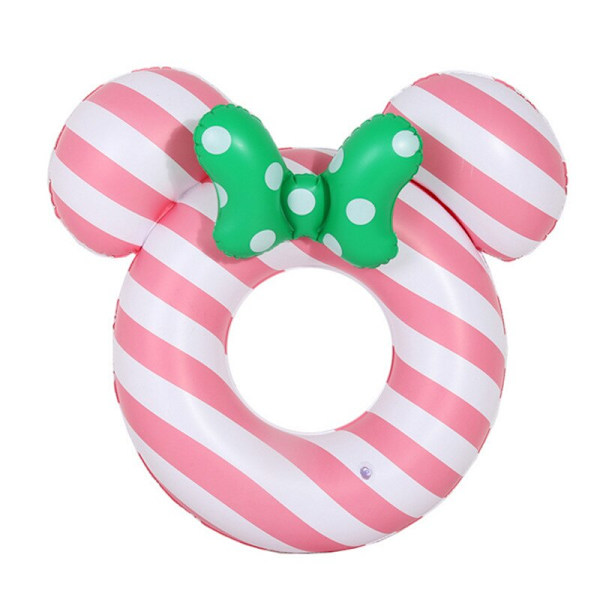 Baby Cartoon Arch Beach Uppblåsbar Pool Float Simring rosa 96*85*70cm