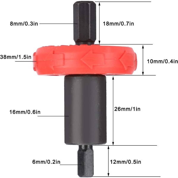 Elmotoradapter, Motor Gräsklippare Startborr