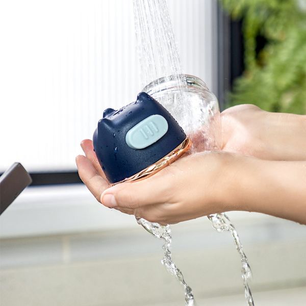 Kök Push Typ Kvantitativ Salt Shaker Kryddburk Rosa Navy