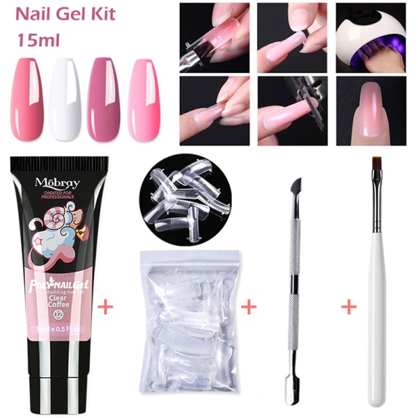 UV Nail Builder Nail Gel Polish Extension Acrylic Kit N12 N8