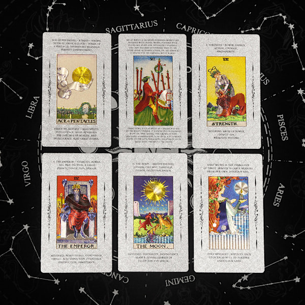 Tarot Oracle Card Divination Fate Tarot Deck Spelkort OneSize