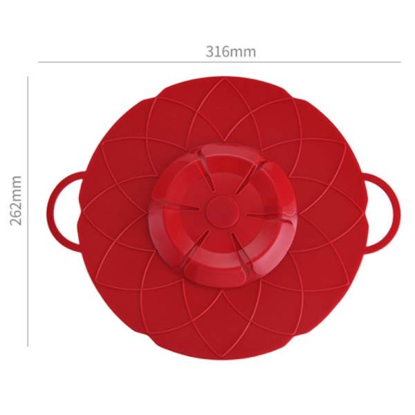 Silikonlock Cover Lock för gryta Köksredskap Verktyg Grön Red