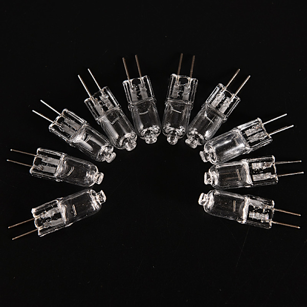 10X G4 JC Typ Halogen Glödlampa 12V 10W
