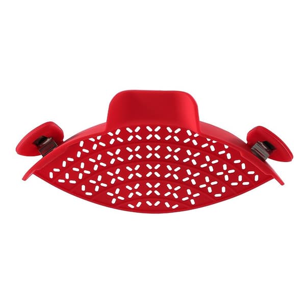 Kök Silikon Sil Clip Rack svart red