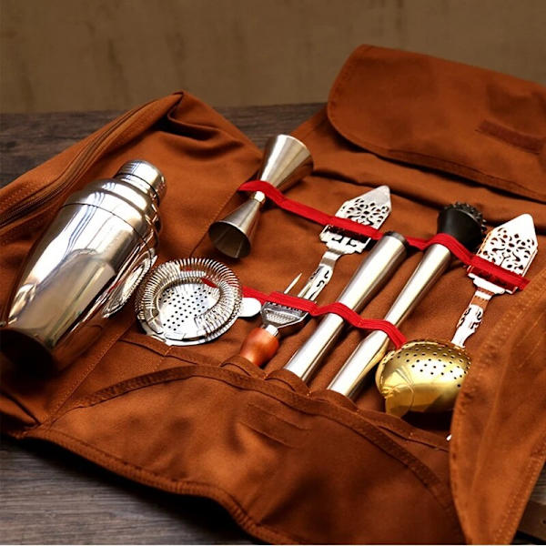 Bartender Tools Resväska Creative Canvas Organizer 1st