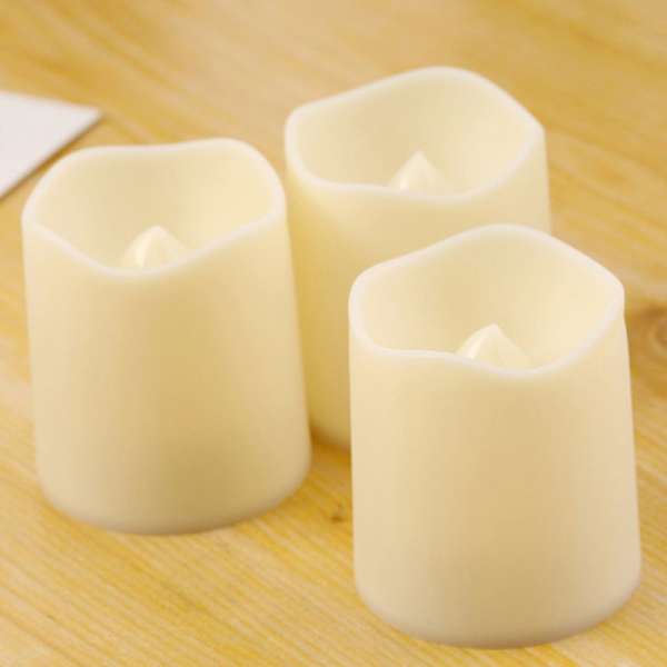 24st/ set Flameless LED Candle Creative wishing led värmeljus C Varmljus 24st