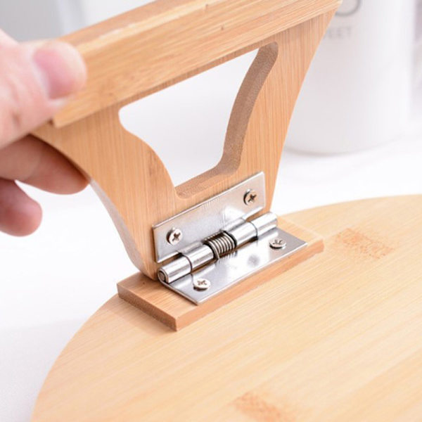 Soffbricka Bord Soffa Armstöd Clip-On bricka Bambu Soffbricka White