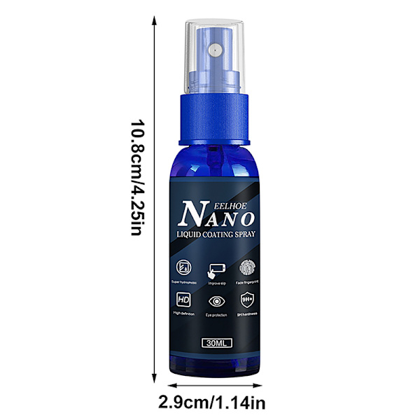 30ml flytande glasskyddsspray för iPhone