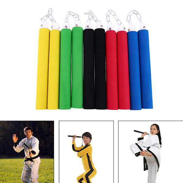 Kampsport Nunchaku Foam Sticks Kung Fu Trainer för nybörjare one size