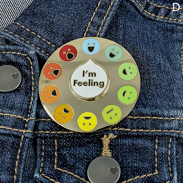 My Social Battery Brosch Rolig Emalj Pin Creative Lapel Pin A A