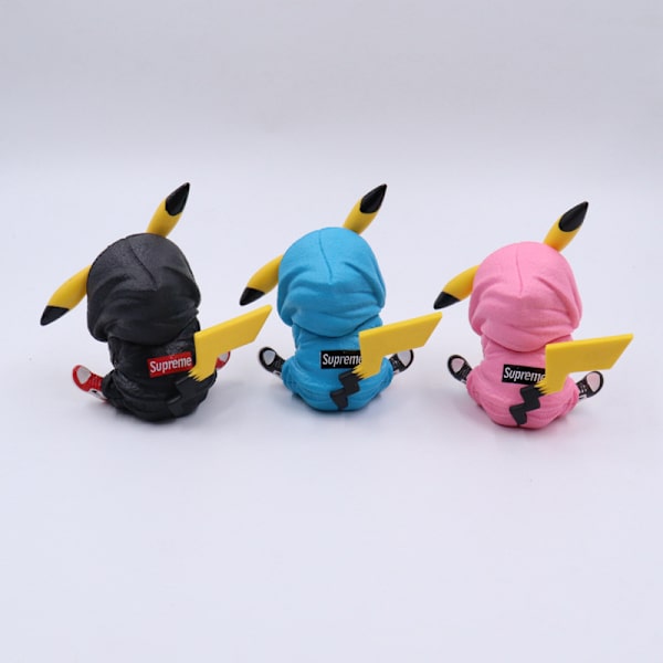 1:a Biltillbehör Auto Pikachu Bildekorationer Bilinredning Rosa one size