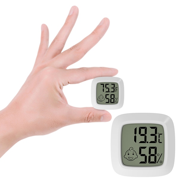 Inomhustermometer LCD digital temperaturhygrometer 2(Fahrenheit)