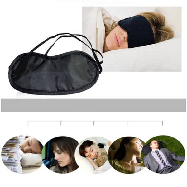 10 st Ögonmask Mjuk Vadderad Rese Natt Sovmask