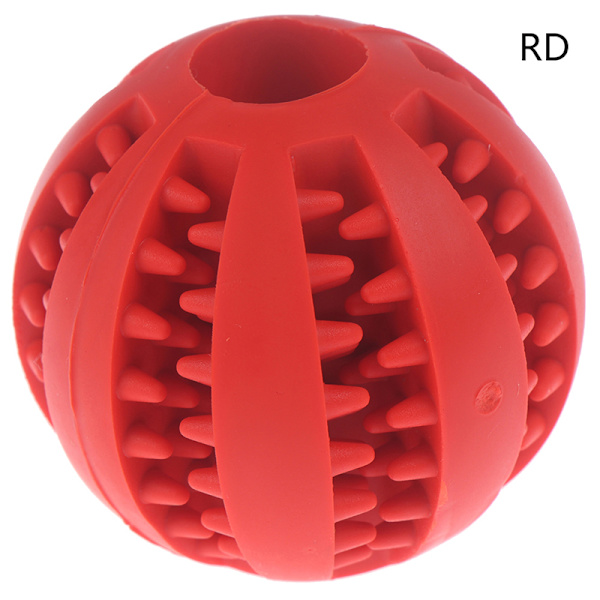 Hundleksaker Stretchgummi som läcker boll Katt Hundtuggleksaker Red Red