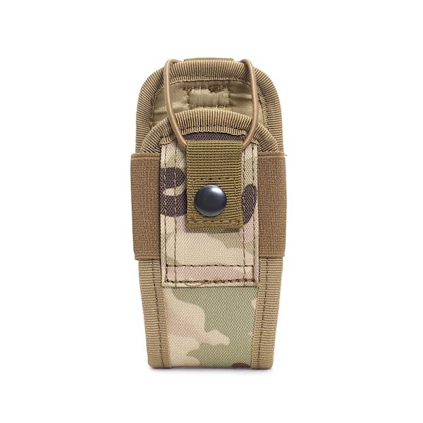 1000D Tactical Radio Walkie Talkie Pouch Midjeväska Hållare för H svart kamouflage One size