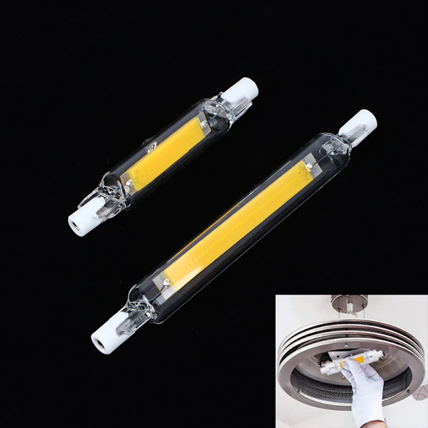 LED COB Glasrör COB Glödlampa AC110V 220V Halogenlampa typ-A12