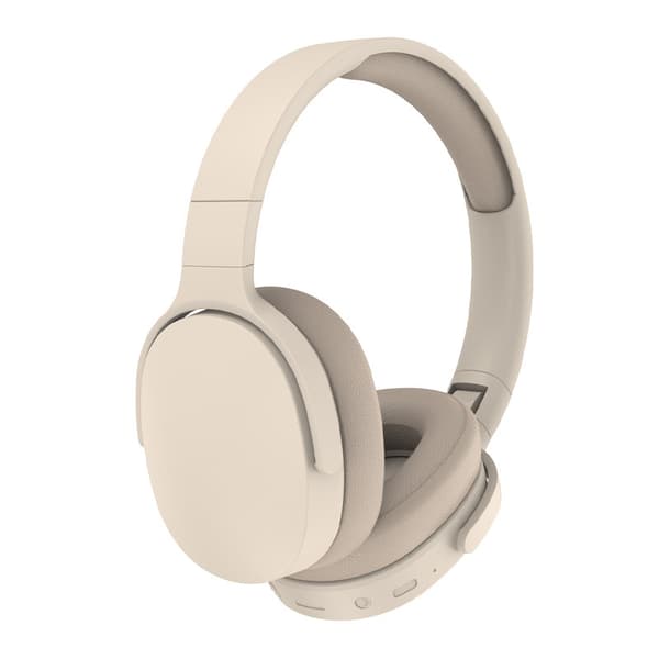 Bluetooth hörlurar Bas Mjuka hörselkåpor Trådlöst headset rosa Light Blue