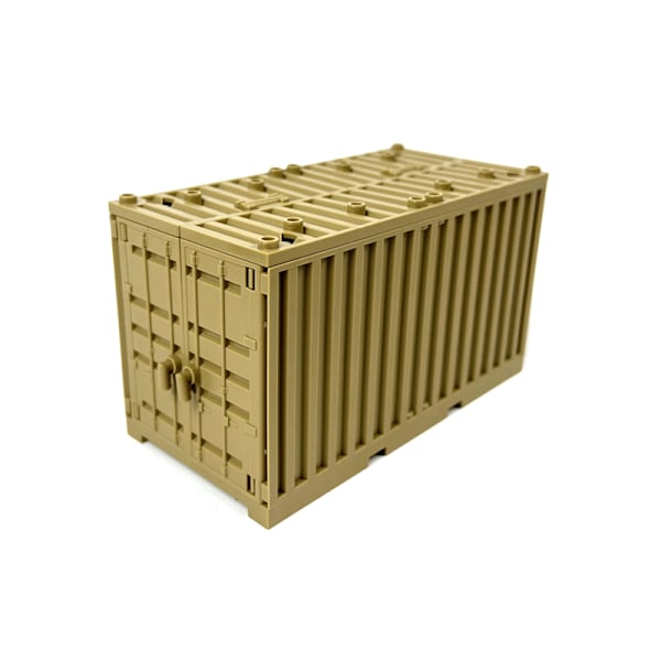 Base Container Blocks MOC Building Blocks Toy Brown Brown