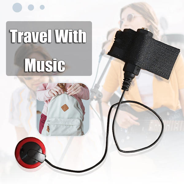 Professionell gitarr pickup Piezo kontakt mikrofon pickup