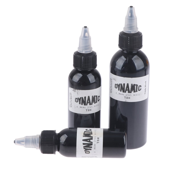 120 ml Svart Set Pigmentflaska Permanent Makeup 60ML 120ML
