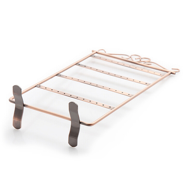 Smycken Display Stativ Hållare Örhängen Galgar 48 Hål Rack Orga Mörkbrun 15cm * 29cm/5.9" * 11.4"