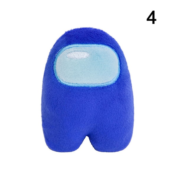 Among Us Plyschleksaker Djur Among Us Game Uppstoppad docka Jul lila 10cm blue