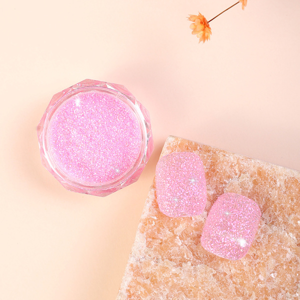 Nail Powder Candy Color Broken Diamond Powder Glitter Paljetter Sugar Powder [No.4]]