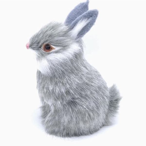 Family Decor Model Easter s Simulation Plyschleksaker Grå