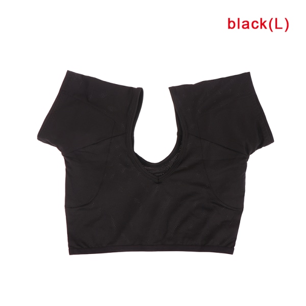T-shirt Shape Sweat Pads Återanvändbara Tvättbara armhålor Perf White M Black L