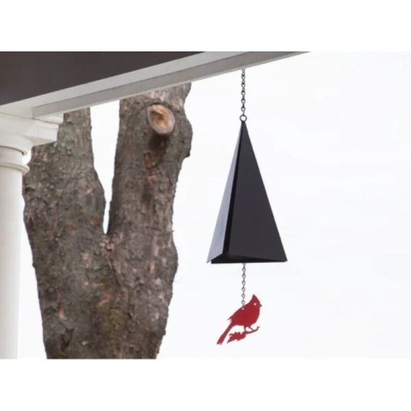 Utomhus Wind Chime Dörr Veranda Trädgårdsdekoration svart boj lighthouse