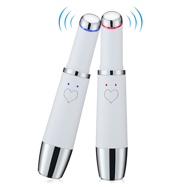 USB elektrisk uppvärmd vibrationsspenna ögonmassageapparat