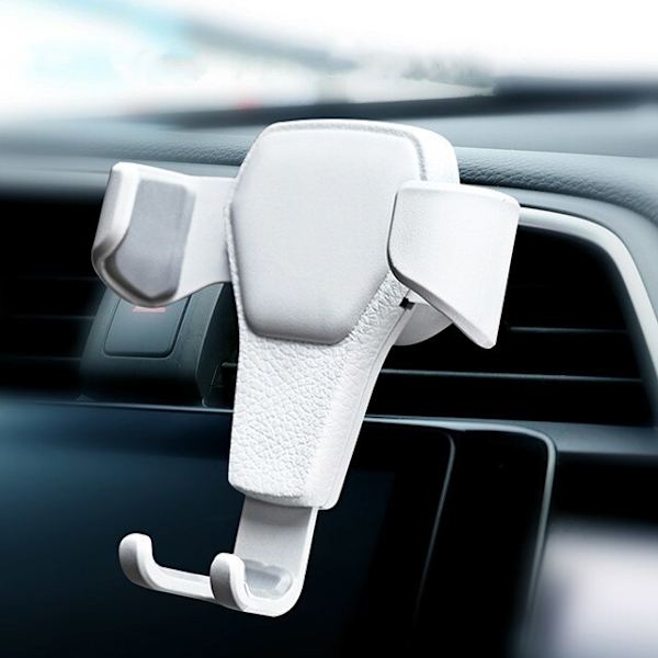 Gravity Bilfäste för mobiltelefonhållare Bil Vent Clip Stand svart 100*95*50mm black