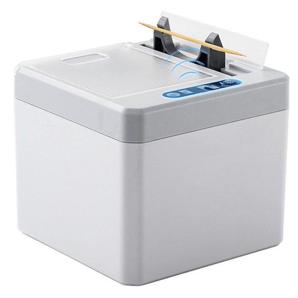 Automatisk Elektrisk Tandpetare Box Hållare Container Portable Grå Gray