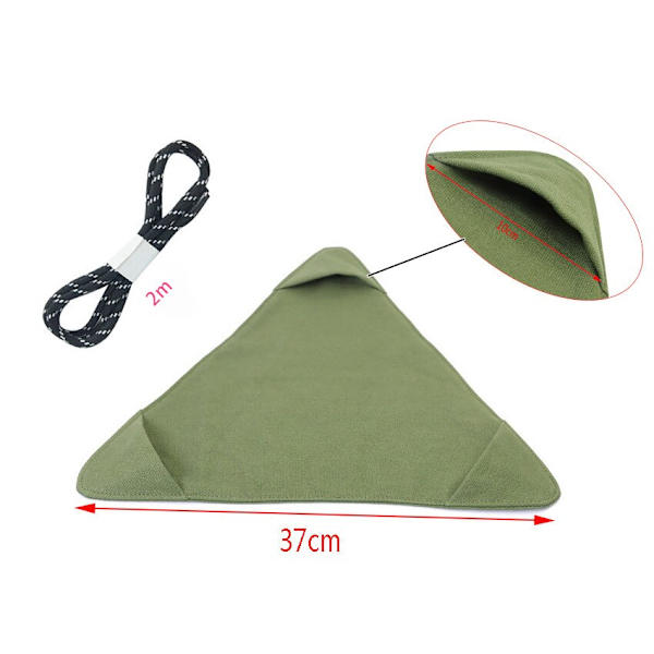 Superkompakt hopfällbart stativ Campingpall armygreen 38*38*38cm armygreen